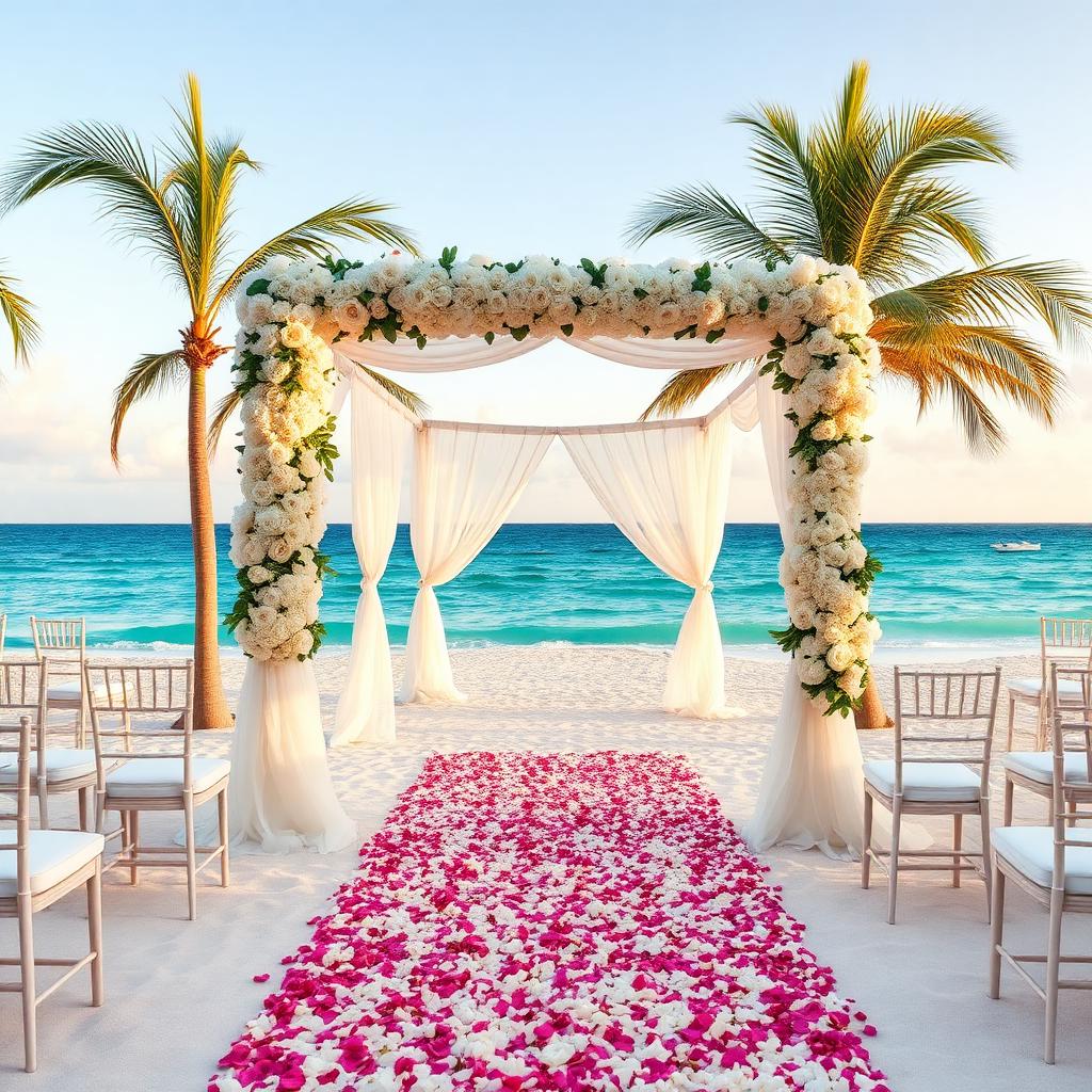 Beachfront wedding — Miami